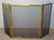 Victorian Victorian Solid Brass and Wire Mesh Fire Screen , Circa 1880s For Sale - Image 3 of 11