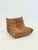 2000 - 2009 Togo Armchair with Ottoman in Cognac Leather by Michel Ducaroy for Ligne Roset, 2000s, Set of 2 For Sale - Image 5 of 14
