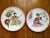 Made in 1984 by Boehm Studios, this lovely pair of porcelain decor plates depicts 2 musical maidens in beautiful attire....