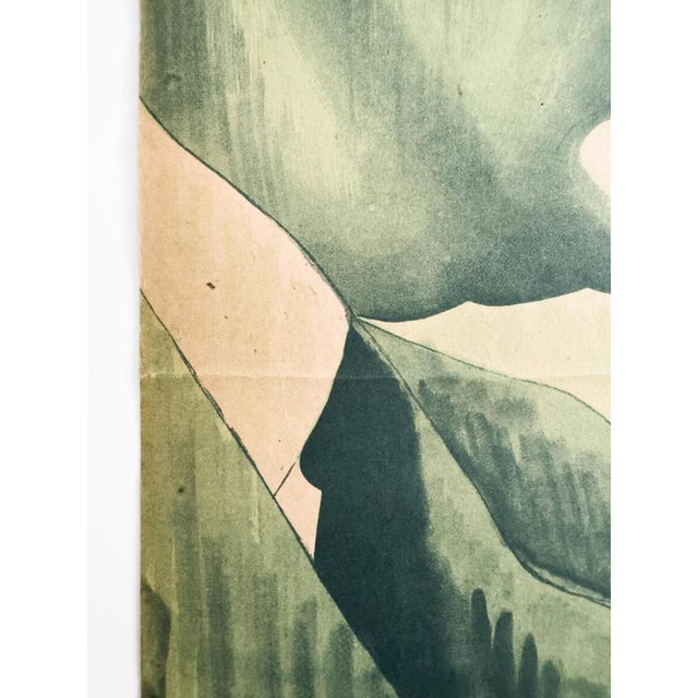 High School Original Japanese Movie Poster, 1934 For Sale - Image 5 of 11