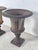 Antique 19th Century Cast Iron Neoclassical Garden Urns - A Pair For Sale In Boston - Image 6 of 9