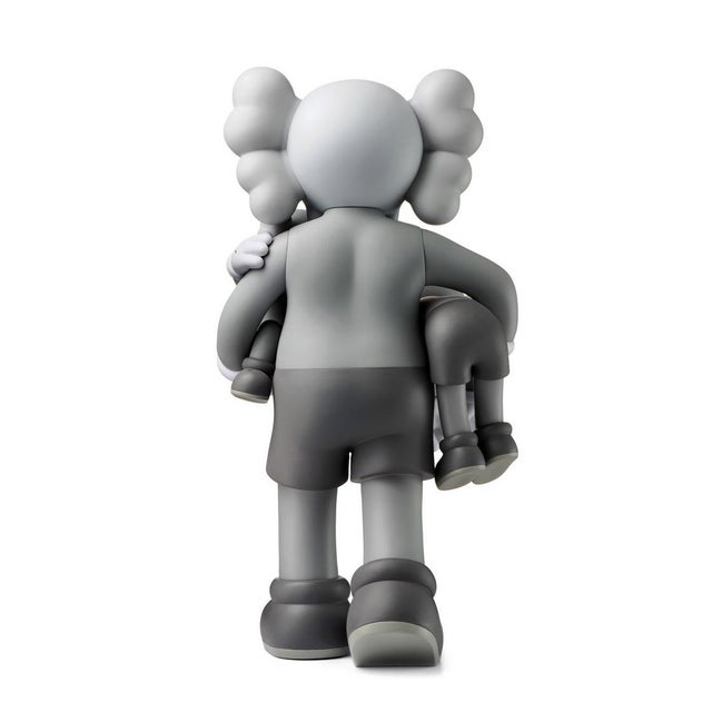 KAWS Clean Slate (Grey) 2018: new & unopened in its original packaging. Medium: Cast Resin sculpture. 14.25 x 8 x 8...