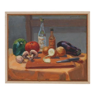 1970s Lois Foley Still Life Oil Painting For Sale