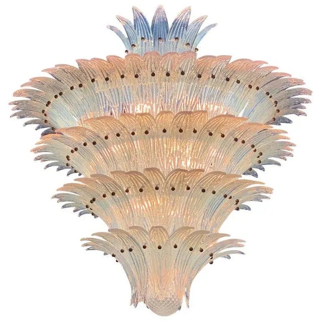 Large Scale Murano Glass Waterfall Chandelier For Sale In Dallas - Image 6 of 6