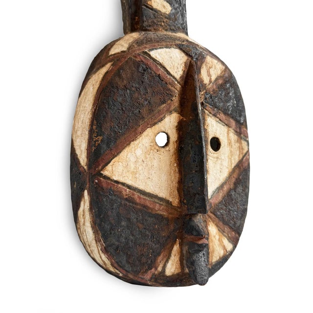 Old Antique Burkina Faso Antelope Plank Mask For Sale - Image 11 of 12