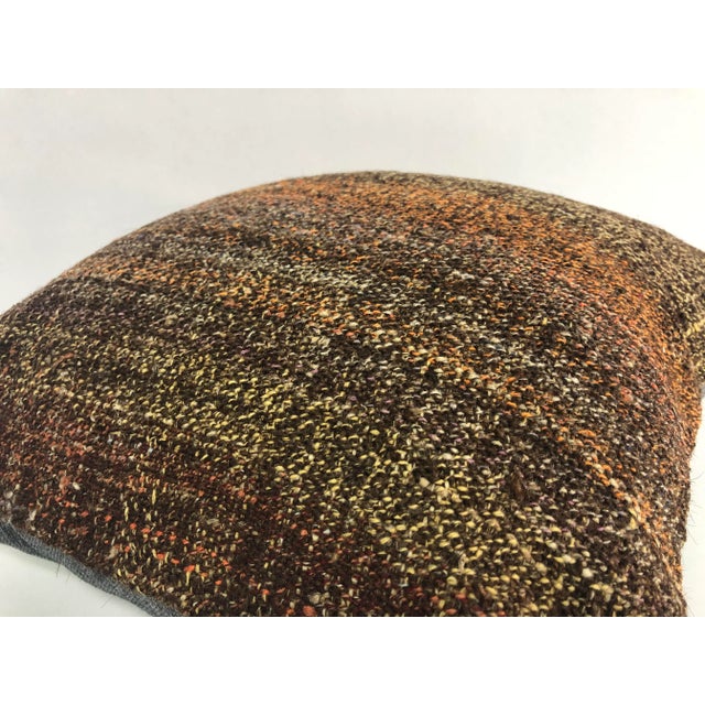 1970s Turkish Bohemian Turkish Kilim Cushion Cover For Sale - Image 5 of 6