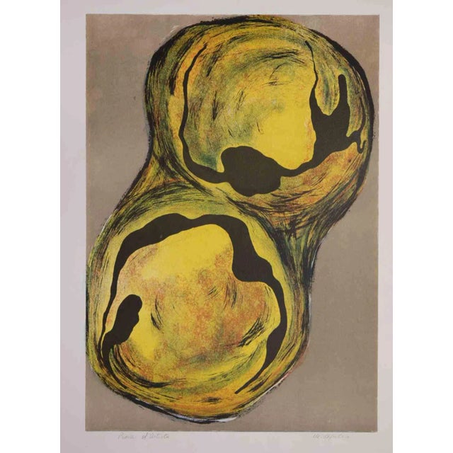 Vito Apuleo, Cellula III, Original Lithograph, 1970s For Sale