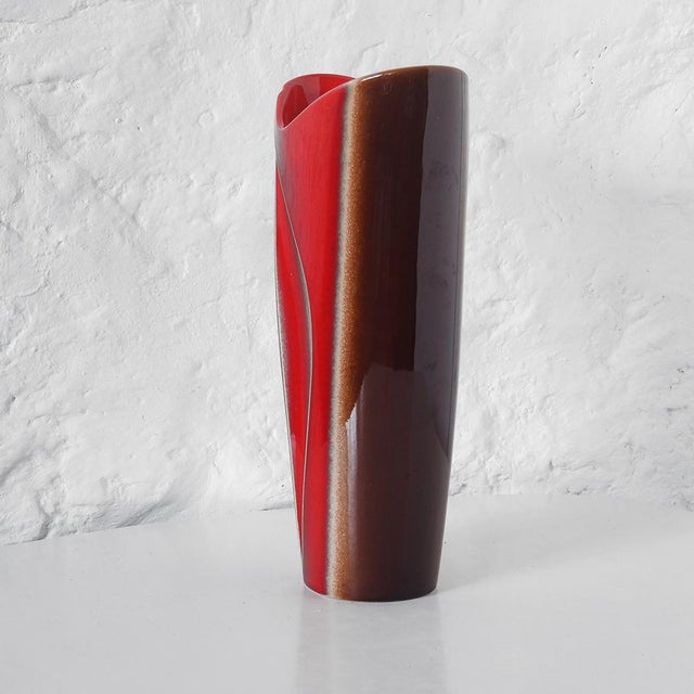 Mid-Century Modern Ceramic Vase from Verceram, France, 1960s For Sale - Image 6 of 10