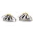 Georg Jensen Lene Munthe Sterling Silver & 18k Yellow Gold #400 Clip-On Earrings For Sale - Image 10 of 12