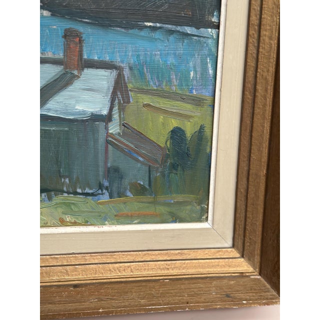Harald Öman, Dockstafjärden, 1950s, Oil on Panel, Framed For Sale - Image 9 of 18