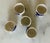 Ceramic Set of 5 Ceramic Blue and White Napkin Rings With Boat Design For Sale - Image 7 of 7