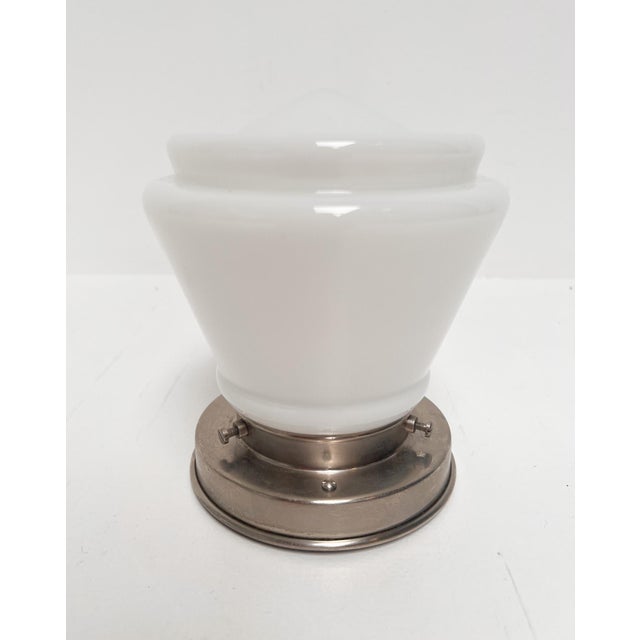 Mid-Century Modern Opal Glass Gispen Ceiling Lamp by Giso, 1960s For Sale - Image 3 of 12