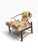 Textile Vintage Pair of Empress Brass Lounge Chairs Attributed to Mastercraft in Clarence House Tibet Fabric For Sale - Image 7 of 16