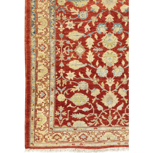 A lovely circa 1990's hand knotted wool rug.