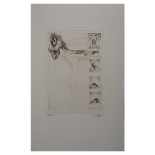 Fred Deux, Fourth Degrees, Original Engraving For Sale