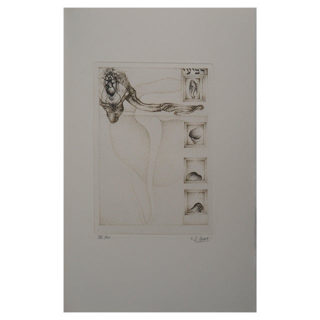 Fred Deux, Fourth Degrees, Original Engraving For Sale