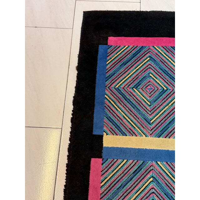 Rectangular Wool Rug from Missoni, Italy, 1980s For Sale - Image 4 of 11