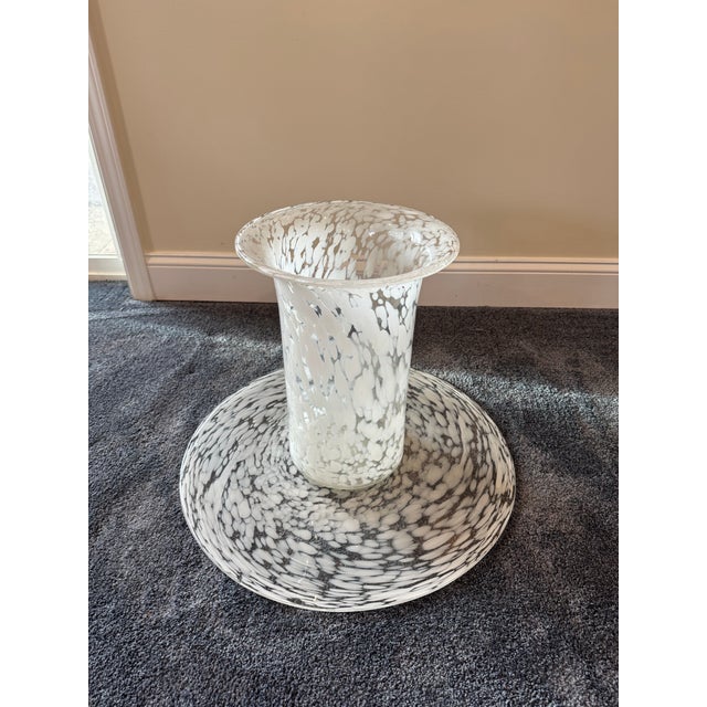 Mid 20th Century 1960s Attributed Murano Glass Occasional Table For Sale - Image 5 of 9