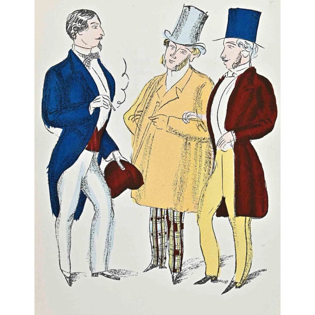 Raoul Dufy, Gentlemen, 1920s, Lithograph For Sale