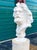 Vintage Painted Terra Cotta Bust of Bearded Man For Sale - Image 10 of 12