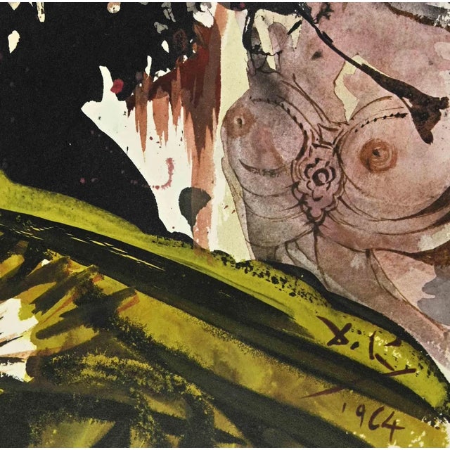 Iudit Abscidit Caput Holoferni is a Color lithograph on heavy rag paper realized in 1964. It is part of Biblia Sacra...