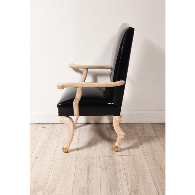 1980s Pair of Bespoke John Dickinson Etruscan Armchairs, Circa 1980. Five Pairs Available For Sale - Image 5 of 8