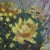Mid 20th Century Oil Painting of Yellow Roses in a Blue Vase on Canvas For Sale - Image 5 of 10