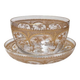 Example of St. Louis Crystal Decorative Bowls