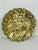 Vintage brass catchall/ashtray depicting a man wearing a feathered hat. This is a pre-owned item so please see all...