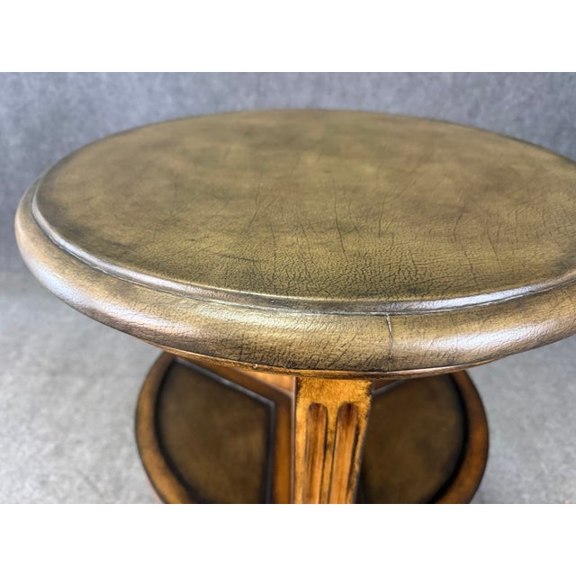 Wood Late 20th Century Elephant-Themed Rotating Library Table For Sale - Image 7 of 8