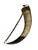 Tribal African Ceremonial Horn Cowrie Shell Adornment Hide Cap Trade Beads Ethnographic For Sale - Image 3 of 7