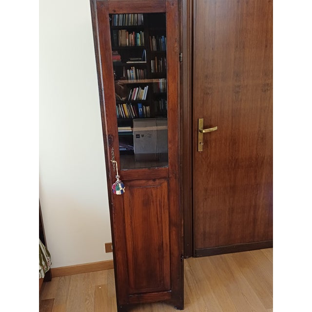 Antique Tuscan Chestnut Display Cabinet, Early 20th Century For Sale - Image 4 of 14