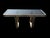Italian Steel and Brass Console, 1970s For Sale - Image 4 of 14