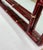 Vintage Palm Beach Regency Red Faux Tortoiseshell & Parcel Gilt Wall Mirror- Newly Painted For Sale - Image 10 of 12