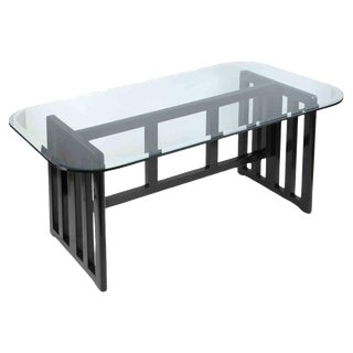 Vintage Art Deco Style Dining Table, Italy, 1970s For Sale