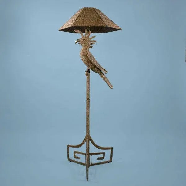 Boho Chic Cockatoo Floor Lamp by Mario Lopez Torres For Sale - Image 3 of 9