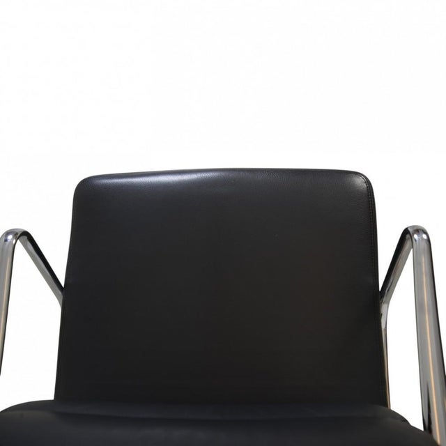 EA217 Office Chair in Black Leather from Charles Eames, 2011 For Sale - Image 4 of 13
