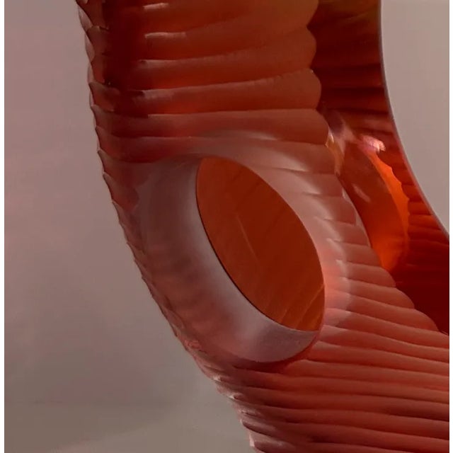 "Transformation" Abstract Blown Glass Sculpture For Sale - Image 4 of 8