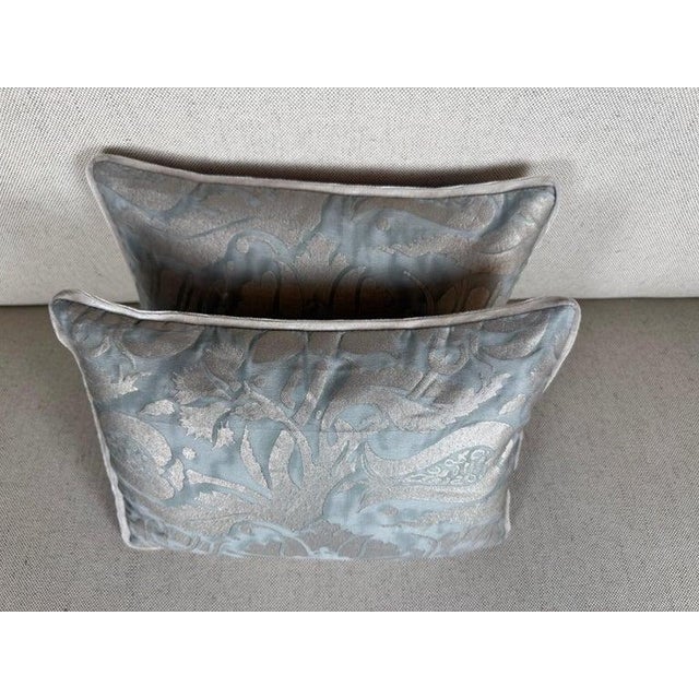 Melissa Levinson Pair of Fortuny Textile Pillows For Sale - Image 4 of 5
