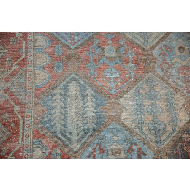 1950s Vintage Distressed Bakhtiari Rug Runner - 5'2" x 9'11" For Sale - Image 5 of 14