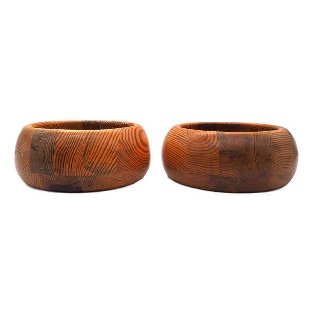 Pine Bowls from Smålandsslöjd Värnamo, Set of 2 For Sale - Image 11 of 11