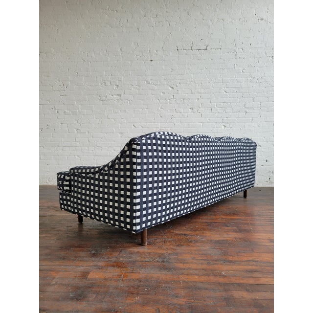 Mid Century Scalloped Back Sofa, 1960s For Sale In Raleigh - Image 6 of 15