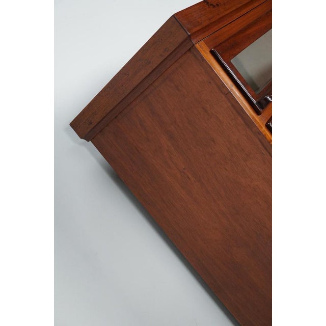 Vintage Dutch Hardwood Haberdashery Shop Cabinet, 1930s For Sale - Image 10 of 18