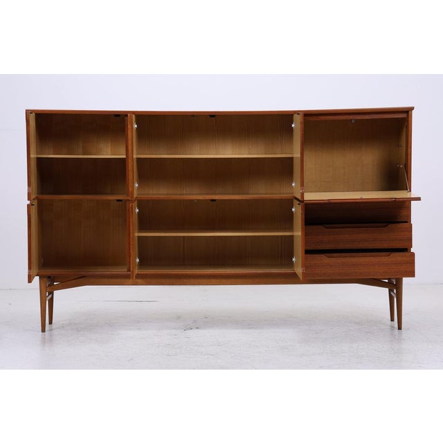 Vintage Danish Highboard in Teak by Børge Mogensen, 1960s For Sale - Image 3 of 18
