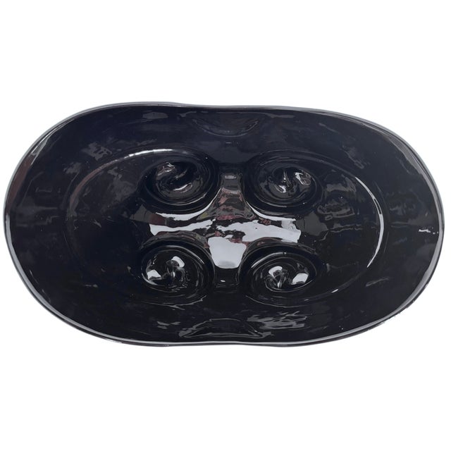 Dolbi Cashier 1980 "New Regency" Chrome & Ceramic Centerpiece For Sale In Austin - Image 6 of 12