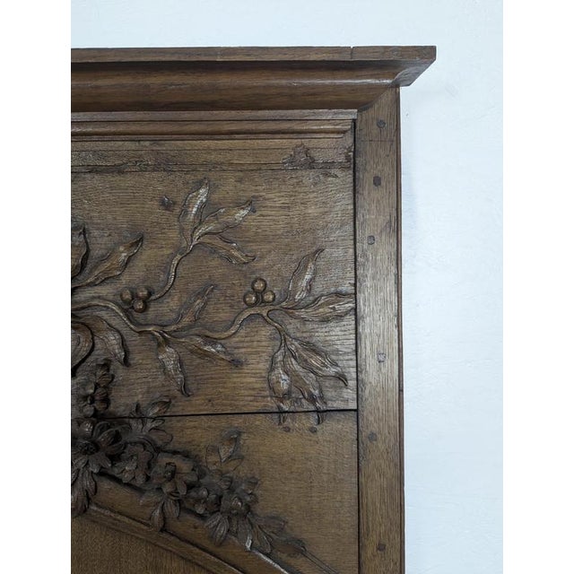 Oak Panel with Allegories of the Arts For Sale - Image 4 of 6