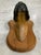 Tan Vintage German Friedel "Panopticum Animale" Boxer Dog, Matte Ceramic Bust Wall Plaque For Sale - Image 8 of 9