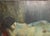 Unknown, Reclining Nude Woman, 1950s, Oil on Canvas For Sale - Image 9 of 13