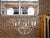 Vintage Rock Crystal, Oyster and Steel Basket Six-Light Chandelier, US Wired For Sale - Image 9 of 12