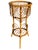 Beautiful rattan flower holder from the 1960s. Handcrafted in the south of France.